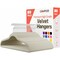 Campior Premium Velvet Non-Slip Hangers, Heavy Duty, 360 Deg Swivel Hook, Ivory Velvet Finish, 80PK CMPVVH80IV - alternate 1