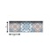 Homeroots 7" X 7" Baby Blue And Peach Mosaic Peel And Stick Removable Tiles 390811 - alternate 5