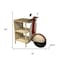 Homeroots Rustic Red And Vanilla Scooter Cabinet 388275 - alternate 6
