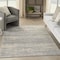 Homeroots 5' X 7' Gray And Beige Abstract Indoor Outdoor Area Rug 545517 - alternate 5