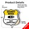 Signmission Security Notice Shield Sign This Propert, 12 inch X 12 inch, Vinyl Decal, 2PK SHI-D-2PACK-12-461 - alternate 3