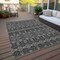 Homeroots 5' X 8' Black And Ivory Tribal Washable Indoor Outdoor Area Rug 614204 - alternate 8