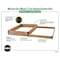 Miracle-Gro 4 x 8 x 1 ft Wrangler Brown/Cedar Wood 2-Tier Raised Garden Bed MGWRTB48 - alternate 12