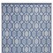Homeroots 4' X 6' Blue Geometric Machine Braided Distressed Area Rug With UV Protection 555606 - alternate 7