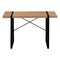 Homeroots 49" Brown and Black Wood and Metal Sled Computer Desk 489865 - alternate 1