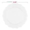Smarty Had A Party 10.25" Pearl White Round Lotus Plastic Dinner Plates, 120PK 8850-WH-CASE - alternate 8