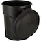 Rubbermaid Roughneck 20 Gal. Black NonWheeled Vented Trash Can with Lid 2179385 - alternate 7
