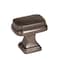 Amerock Revitalize 1-1/4 inch 32mm Length Gunmetal Cabinet Knob 2000679 - alternate 1