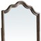 Homeroots 40" Gray Solid Wood Arch Dresser Mount Framed Mirror 285906 - alternate 4