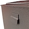 Mail Boss Townhouse Locking Wall-Mount Mailbox, Bronze, 14/16-Gauge Steel 805945 - alternate 6