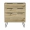Homeroots 30" Brown and Black Three Drawer Dresser 478261 - alternate 1