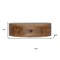 Homeroots 16" Brown Solid Wood Round One Drawer Floating Nightstand 653813 - alternate 14