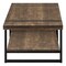 Homeroots 47" Brown And Black Wood Coffee Table With Shelf 489961 - alternate 7