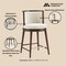 Manhattan Comfort Evalyn Counter Stool  in Cream - Set of 3 3-CS021-CR - alternate 5