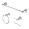 Oakbrook Collection Brushed Nickel Silver Zinc Towel Holder BH-OB4000BN - alternate 1