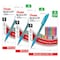 Pentel R.S.V.P. Colors Ballpoint Pen, (1.0mm), Assorted Ink, 24PK BK91CRPF8M - alternate 1