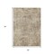 Homeroots 5' X 8' Taupe And Beige Abstract Washable Indoor Outdoor Area Rug 630550 - alternate 7