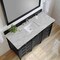 James Martin Vanities Brittany 60'' S Vanity, Black Onyx w/ Victorian Sil Silestone Top w/FreePower Wireless Charger 650-V60S-BKO-FVSL - alternate 7