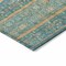 Homeroots 9' X 12' Teal Blue Gold And Taupe Southwestern Washable Indoor Outdoor Area Rug 615984 - alternate 8