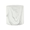 Homeroots White And Gray Ceramic 41 Ounce Faux Marble Round Pot Planter 487437 - alternate 5