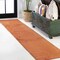 Jonathan Y Haze Solid Low-Pile Orange 2 ft. x 16 ft. Runner Rug SEU100M-216 - alternate 1