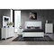 Homeroots White Faux Crystal Bling Wood And Tufted Cotton Lighted Queen Bed Frame 634330 - alternate 9
