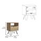 Homeroots 22" Beige Wood Nightstand 543641 - alternate 5