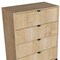 Homeroots 30" Natural Four Drawer Dresser 552262 - alternate 7