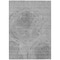Homeroots 10' X 14' Gray Silver And Charcoal Abstract Washable Indoor Outdoor Area Rug 582799 - alternate 6
