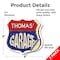 Signmission Thomas's Garage, 6 inch X 6 inch, Vinyl Decal, 2PK SHI-D-2PACK-6-383-THOMAS - alternate 4