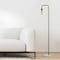 Jonathan Y Vega 60" Minimalist Edison Metal/Marble LED Floor Lamp, Black JYL1095B - alternate 7