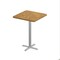 Correll Square Cafe Table, 30 in W, 30 in L, 42 in H, Particleboard Top, Medium Oak SXB30S-06-98-06 - alternate 1