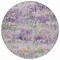 Homeroots 8' Lavender And Purple Round Striped Washable Indoor Outdoor Area Rug 609554 - alternate 7