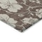 Homeroots 10' X 14' Brown And Beige Floral Washable Indoor Outdoor Area Rug 599873 - alternate 8