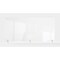 Ghent Partition Extender, Clear Thermoplastic w/ Screws, 30'' H x 59'' W PEC3059-H - alternate 3