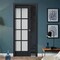 Sartodoors Sliding French Pocket Door with Frosted Glass 30x80 Solid Core Modern Interior VEREGIO7412PD-ANT-30 - alternate 1