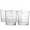 Gibson Home Great Foundations 4-Piece 13 oz. Double Old Fashion Glass Set, Square Pattern 92079.04 - alternate 3