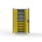 Strong Hold 14 GA Bin Cabinet with 3 Shelves - 36 In W. x 75 In. H x 24 In. D - 106 Yellow Bins 36-BBS-243-106Y-L - alternate 1
