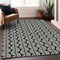 Homeroots 10' X 14' Black And Ivory Ogee Washable Indoor Outdoor Area Rug 601535 - alternate 7