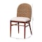 Baxton Studio bali & pari Denver Modern Bohemian Walnut Brown Finished Acacia Wood and Seagrass Dining Chair 239-13364-ZORO - alternate 10