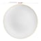 Smarty Had A Party 10.25" White with Gold Rim Organic Round Disposable Plastic Dinner Plates (120 Plates), 120PK 930WHG-CASE - alternate 6