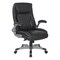 Office Star Office Chair, Black, Leather, Swivel ECH75137-EC3 - alternate 1