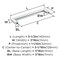 Amerock Revolve 5-1/16 inch (128mm) Center-to-Center Polished Chrome Cabinet Pull, 10PK 10VMP3685326 - alternate 3