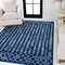 Jonathan Y Ziri Moroccan Geometric Navy/Cream 4 ft. x 6 ft. Area Rug MOH210D-4 - alternate 5