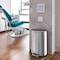 Hls Commercial 13 Gallon / 50 Liter Semi-Round Step Trash Can, Stainless Steel HLSS13D - alternate 5