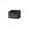 Homeroots 13" Brown Wood One Drawer Floating Nightstand 546201 - alternate 10