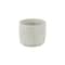 Homeroots Light Gray Cement 39 Ounce Striped Round Distressed Pot Planter 487441 - alternate 4