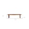 Homeroots 73" Brown Solid Wood Dining Bench 522087 - alternate 10