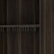 Homeroots 27in Dark Brown Corner Bar Cabinet With Multiple Shelves 488497 - alternate 5
