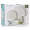 Gibson Home 16 Piece Bedford Lane Fine Ceramic Dinnerware Set in Off White 105778.16 - alternate 7